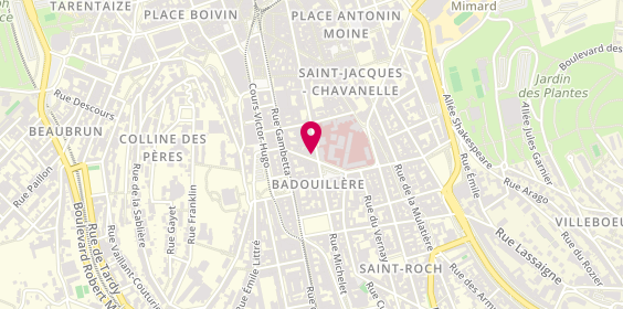Plan de SAUVIGNET SOLAGES Christine, 11 Rue des Creuses, 42000 Saint-Étienne