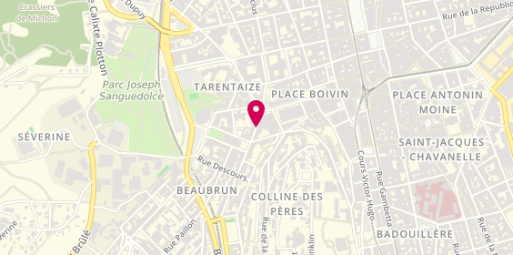 Plan de BOZBIYIK Humerya, 7 Rue Beaubrun, 42000 Saint-Étienne