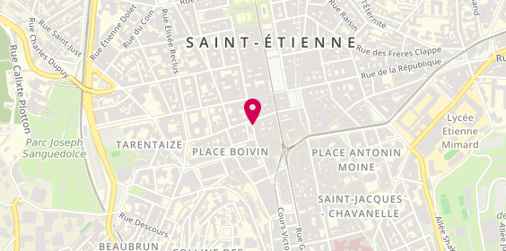 Plan de BENEDDEB Karim, 29 Rue de la Resistance, 42000 Saint-Étienne