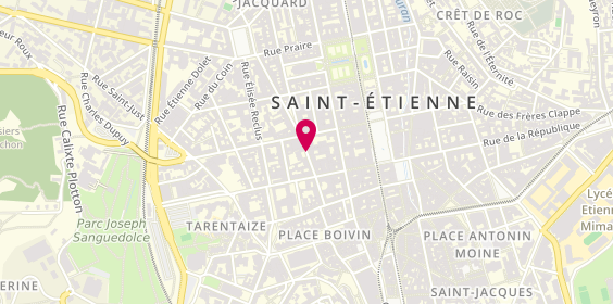 Plan de MARCUS Isabelle, 3 Rue Mi Carême, 42000 Saint-Étienne