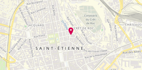 Plan de MAZURCZAK Nathalie, 8 Rue Roger Salengro, 42000 Saint-Étienne