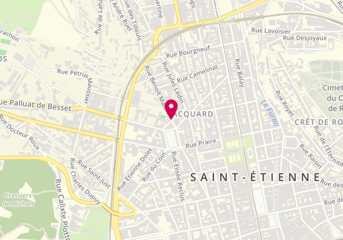 Plan de SILBERMANN Emma, 11 Rue Pierre Barrallon, 42000 Saint-Étienne