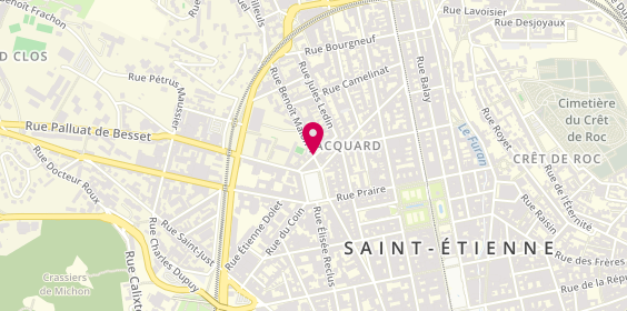 Plan de BOUMNICH Majid, 11 Rue Pierre Barrallon, 42000 Saint-Étienne