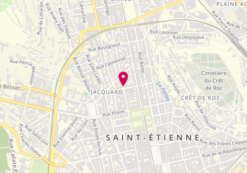 Plan de TISSOT Véronique, 2 Rue Marengo, 42000 Saint-Étienne