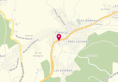 Plan de FAURE Valérie, Route de Saint Bonnet le Chateau, 42380 Luriecq
