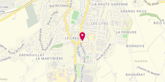 Plan de FRANCON Sandrine, 1 Rue Aristide Briand, 42400 Saint-Chamond