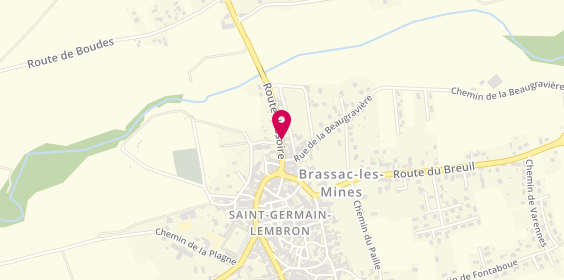 Plan de BODIN Prisca, 21 Route d'Issoire, 63340 Saint-Germain-Lembron