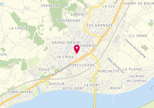 Plan de FOND Marie Noëlle, 45 Grande Rue, 69420 Condrieu