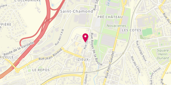 Plan de GIORGIO David, 98 Rue Sibert, 42400 Saint-Chamond