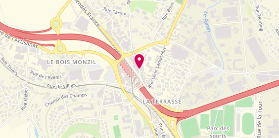 Plan de BRONDELLE Caroline, 39 Rue de la Republique, 42270 Saint-Priest-en-Jarez