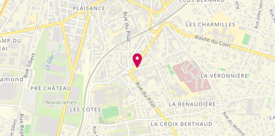 Plan de RIVAT Nathalie, 1 Avenue Jules Ferry, 42400 Saint-Chamond