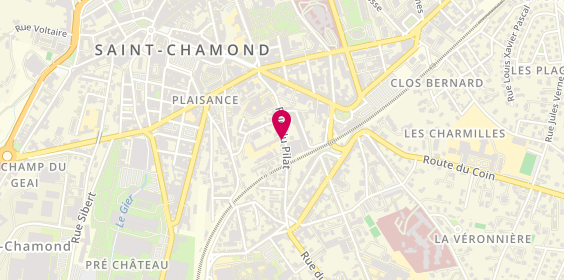 Plan de GENILLER Nathalie, 24 Rue du Pilat, 42400 Saint-Chamond