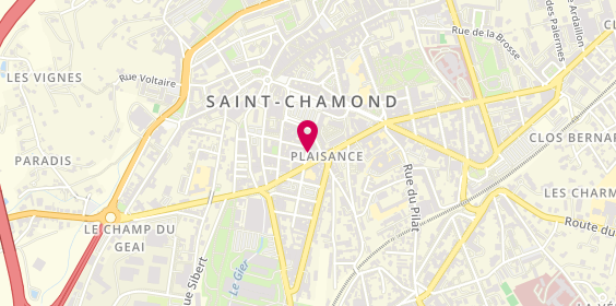 Plan de JOURDAT Marc, 6 Rue Pierre Timbaud, 42400 Saint-Chamond