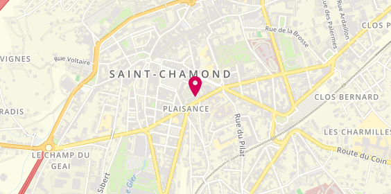 Plan de LOUVANCOURT Amélie, 12 Rue Gambetta, 42400 Saint-Chamond