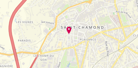 Plan de OUATAH Salîm, 28 Bis Boulevard François Delay, 42400 Saint-Chamond