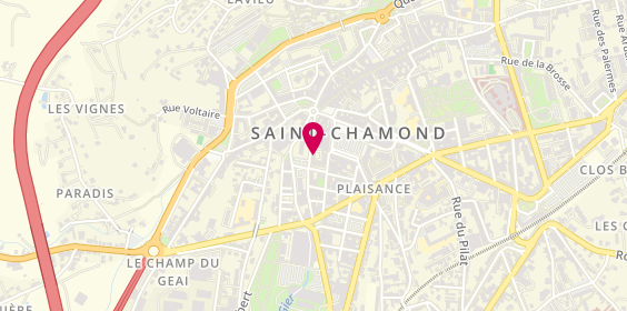 Plan de BASTIEN Sophie, 13 Rue Jules Duclos, 42400 Saint-Chamond