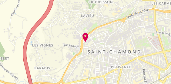 Plan de GIRAUDET Charlène, 19 Rue Jeanne d'Arc, 42400 Saint-Chamond
