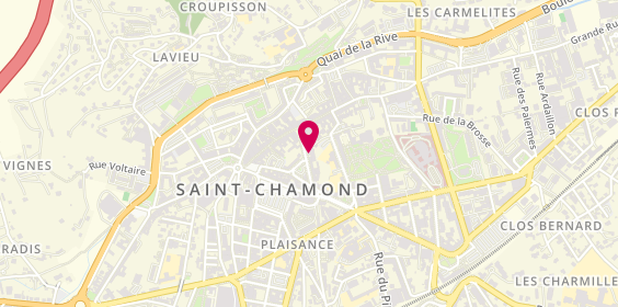 Plan de RUIZ Nicolas, 6 Rue Pierre Curie, 42400 Saint-Chamond