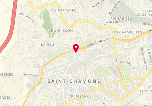 Plan de DIOT Gaétan, 5 Place des Fours Banaux, 42400 Saint-Chamond