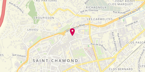Plan de BOST Mélissa, 12 Rue de la Caure, 42400 Saint-Chamond