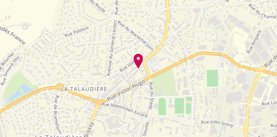 Plan de ALFONSO Laurine, 18 Rue de la Republique, 42350 La Talaudière