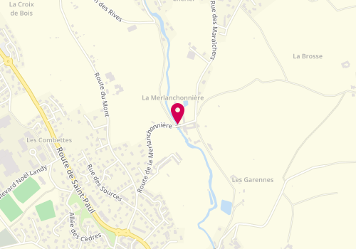 Plan de PINEY Marie Agnès, 465 Route de la Merlanchonnière, 42740 Saint-Paul-en-Jarez