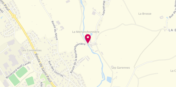 Plan de BERGEON Sophie, 465 Route de la Merlanchonniere, 42740 Saint-Paul-en-Jarez