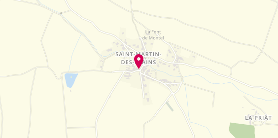 Plan de BERTIN Viviana, 2 Rue du Paradis, 63570 Saint-Martin-des-Plains