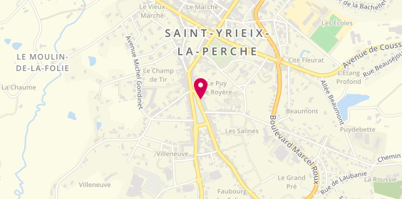 Plan de MORAND Laetitia, 25 Place de la Nation, 87500 Saint-Yrieix-la-Perche