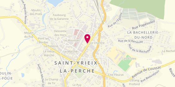 Plan de NOUVEL Fabienne, 24 Boulevard de l'Hotel de Ville, 87500 Saint-Yrieix-la-Perche