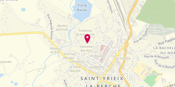 Plan de COURCELAUD Sylvie, Rue des Jardins, 87500 Saint-Yrieix-la-Perche