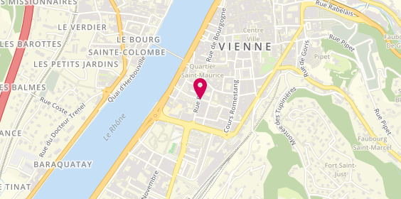 Plan de FRAU Carine, 11 Boulevard de la Republique, 38200 Vienne