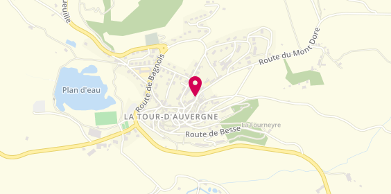 Plan de TOURNADRE Yannick, Place Malegue, 63680 La Tour-d'Auvergne