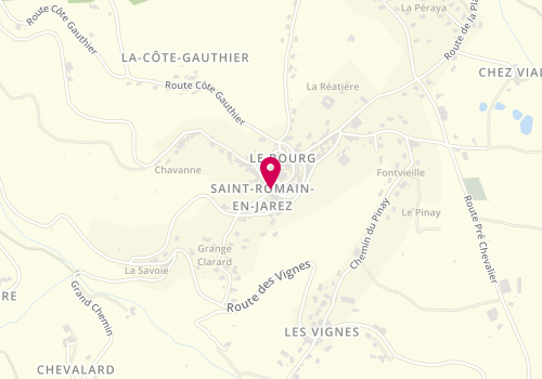 Plan de LACHAUME Ludivine, 103 Rue Suel Dubost, 42800 Saint-Romain-en-Jarez
