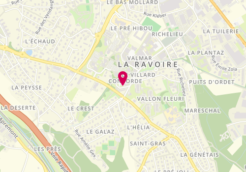 Plan de CHALIGNY Fabienne, 2 Rue du Villard, 73490 La Ravoire