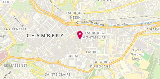 Plan de BELLEMIN NOËL THIERRY, 2 Place d'Italie, 73000 Chambéry