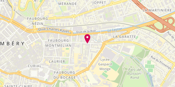 Plan de LAZZARELLI Chloé, 456 Faubourg Montmelian, 73000 Chambéry