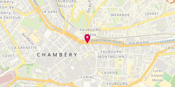 Plan de POULET Marine, 1 Place de la Liberation, 73000 Chambéry