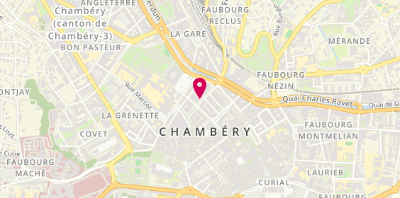 Plan de QUENARD Laurence, 6 Rue Saint Antoine, 73000 Chambéry