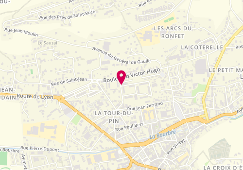 Plan de BONSIGNORE Séverine, 36 Rue de l'Oiselet, 38110 La Tour-du-Pin