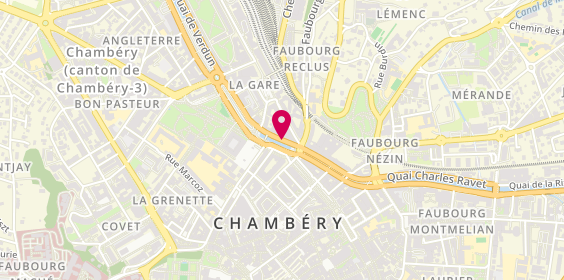 Plan de FERNANDES Sophie, 58 Rue Frezier, 73000 Chambéry