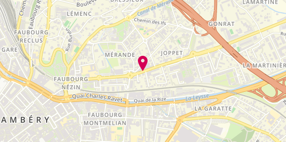 Plan de DAVID Pascale, 73 Avenue de Turin, 73000 Chambéry