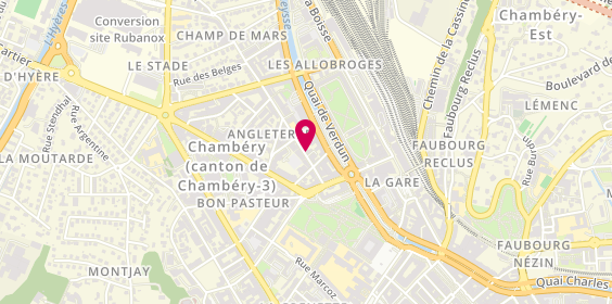 Plan de SALINS Corinne, 104 Rue Nicolas Parent, 73000 Chambéry