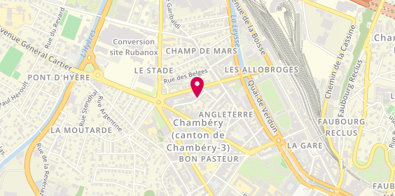 Plan de ARNOULD Louise, 53 Rue de la Dent du Chat, 73000 Chambéry