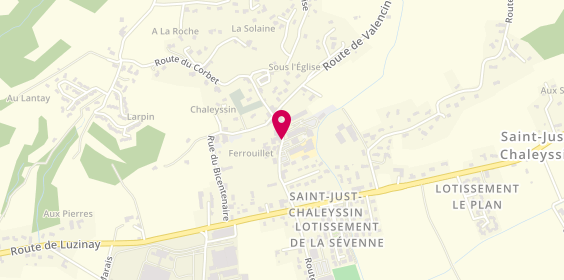 Plan de ABRY Clémentine, 233 Rue du 8 Mai 1945, 38540 Saint-Just-Chaleyssin