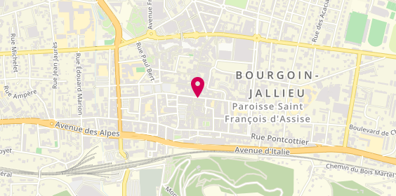 Plan de JAILLET Sabrina, 4 Rue Grenette, 38300 Bourgoin-Jallieu