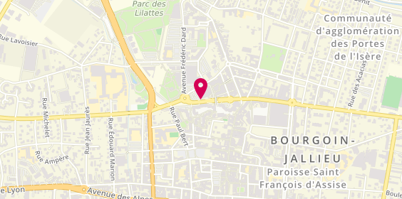 Plan de IGABILLE Johanna, 6 Boulevard Boulevard Saint Michel, 38300 Bourgoin-Jallieu