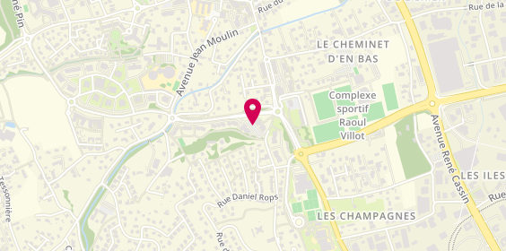 Plan de GINOLLIN Laurine, 135 Avenue Jean Marie Michellier, 73290 La Motte-Servolex