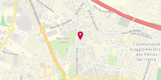 Plan de LAVEUR MARIA ESMÉRALDA, 93 Rue de la Liberation, 38300 Bourgoin-Jallieu