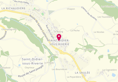 Plan de GOUTAGNY Evelyne, Place de l'Église, 69440 Saint-Didier-sous-Riverie